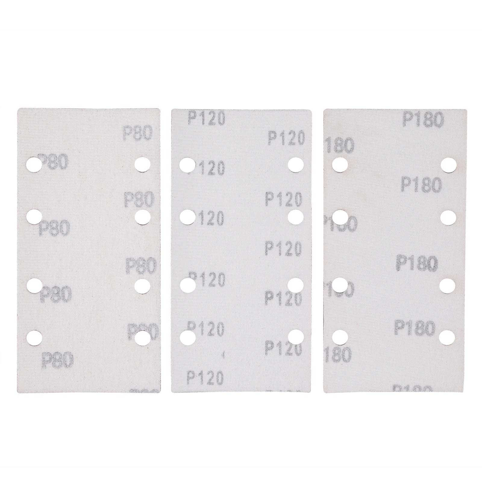 Proster 30 шт. для 1/3 перфорированных Шлифовальных Листов 93x190 мм наждачные Бумажные