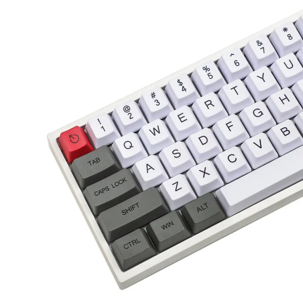 YMDK 61 64 68 ANSI Dye Sub Carbon Customize Keyset OEM Profile PBT Keycap для MX механическая клавиатура GH60 SP64 GK64