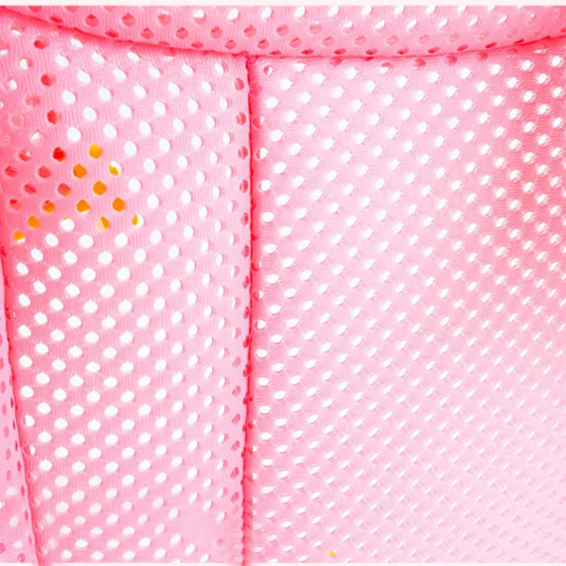 New Newborn Baby Bath Seat Support Net Solid Color Shower Bathtub Sling Mesh Bathing