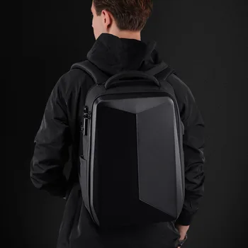 

Classical Black color fashion men oxford travel backpack outdoor Laptop Bag Vintage School Bag for male 200824-108