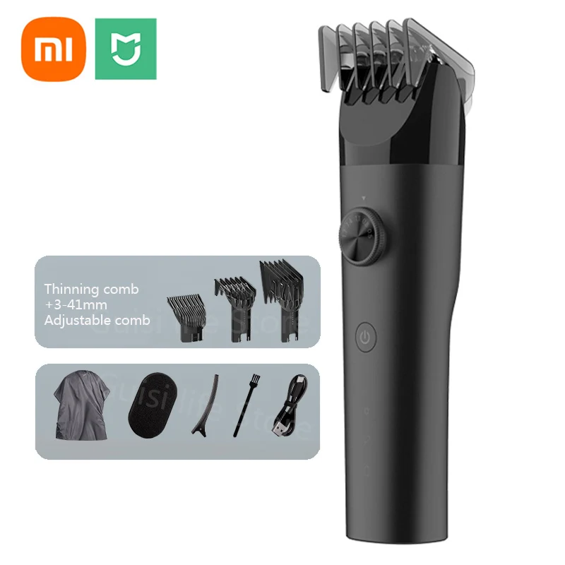 Xiaomi Mijia машинка для стрижки волос IPX7 водонепроницаемый профессиональный