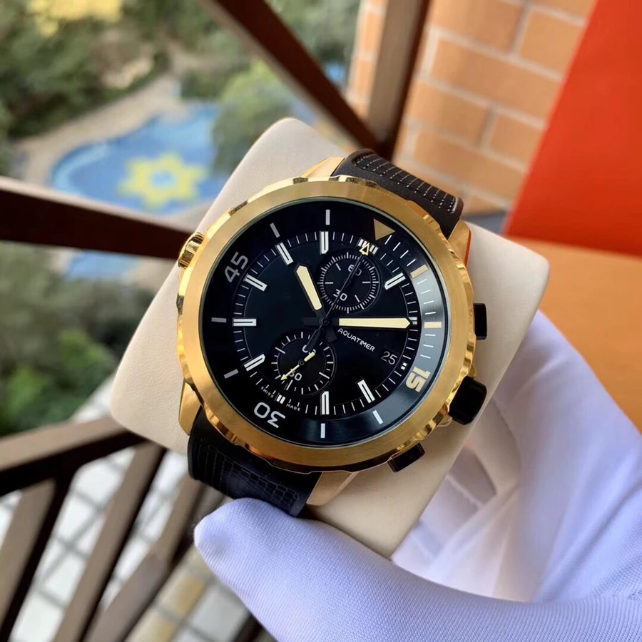 

Men's Automatic Mechanical Watch IWCBLY Fashion Watch Business Watch Ocean Timepiece Series High Quality AAA Rubber Strap 376805