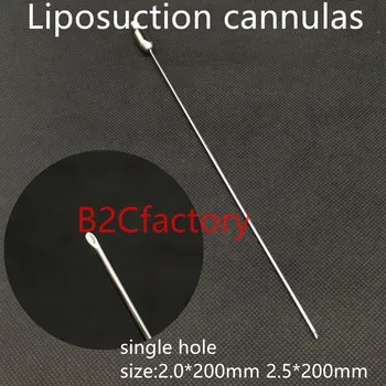 

New Single Hole LIPOSUCTION Cannula Malleable for Facial Stainless Steel Surgery Beauty Tools