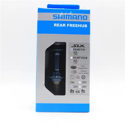FH-M7110-32H Shimano SLX M7110 дисковый тормоз горного велосипеда ступица 28/32 отверстие велосипеда передний и задний центральный ступица - Цвет: FH-M7110-32H