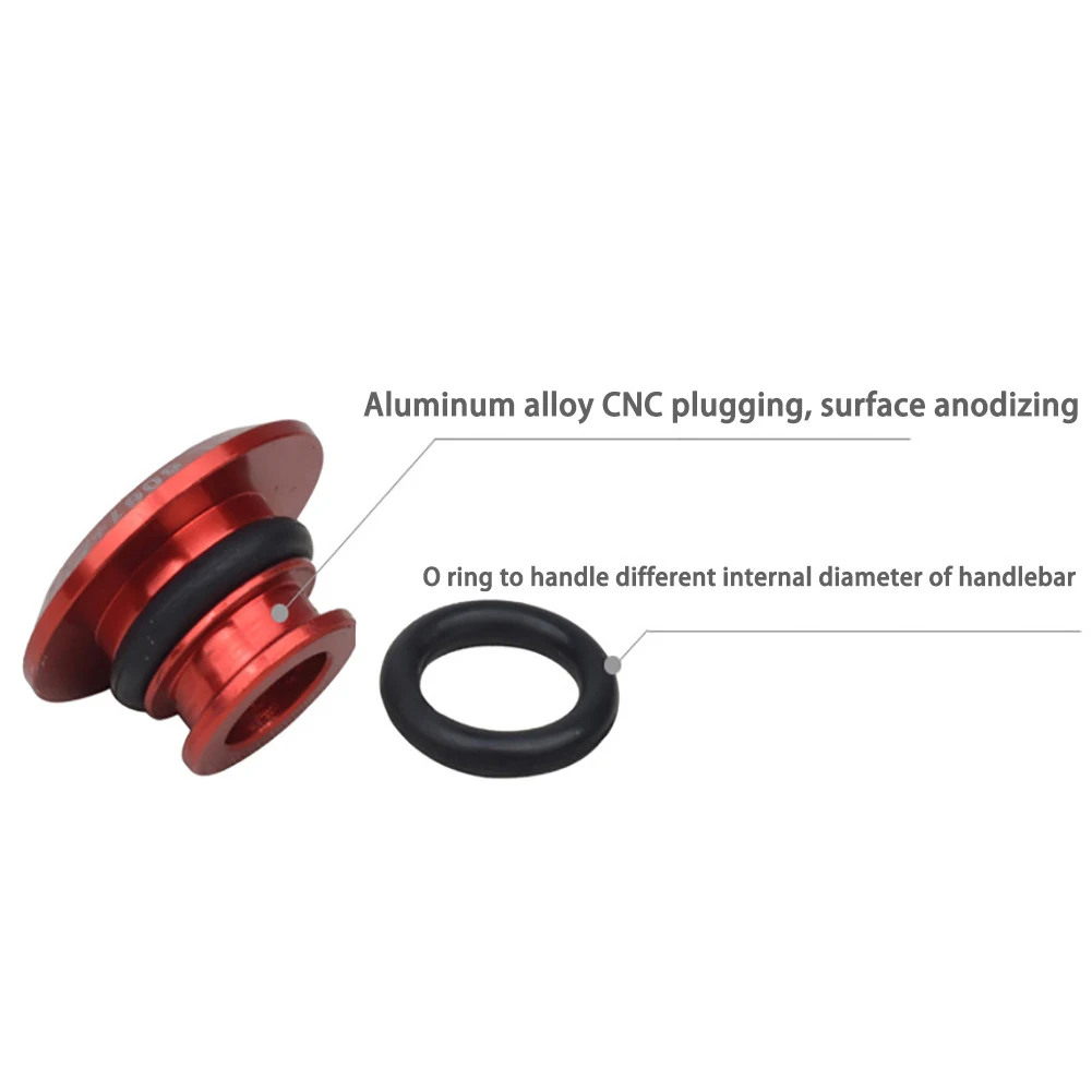 2Pcs Mountain Bicycle Bike Cycling Aluminum Alloy bicycle handlebar end plugs Handlebar Grip Plug Bar Ends for MTB bike Accessories