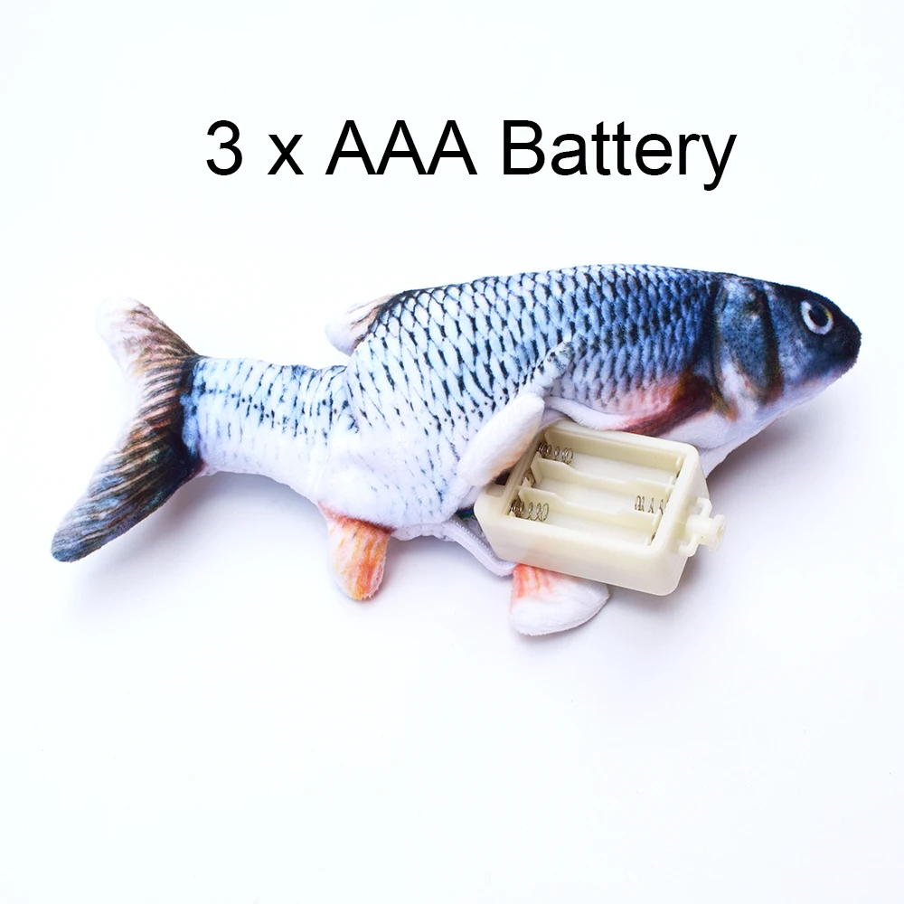 Jouet Electronique Interactif Pour Chat De Compagnie Simulation 3d En Forme De Poisson Jouets D Herbe A Chat Fournitures De Jeu Dropshipping Aliexpress
