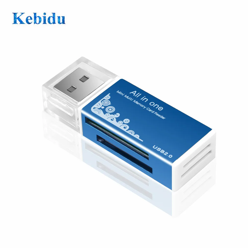 Картридер KEBIDU Mini USB 2 0 картридер для Micro SD карт TF адаптер планшетного ПК Plug and