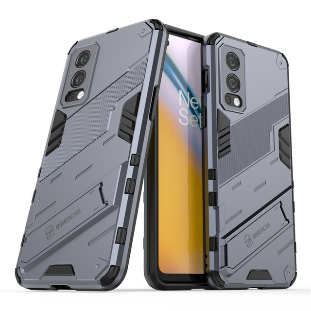 Cover Oneplus Nord 2 5G Case For Oneplus Nord 2 5G Capas PC Bumper Kickstand Back Cover For Oneplus Nord N200 2 5G Fundas
