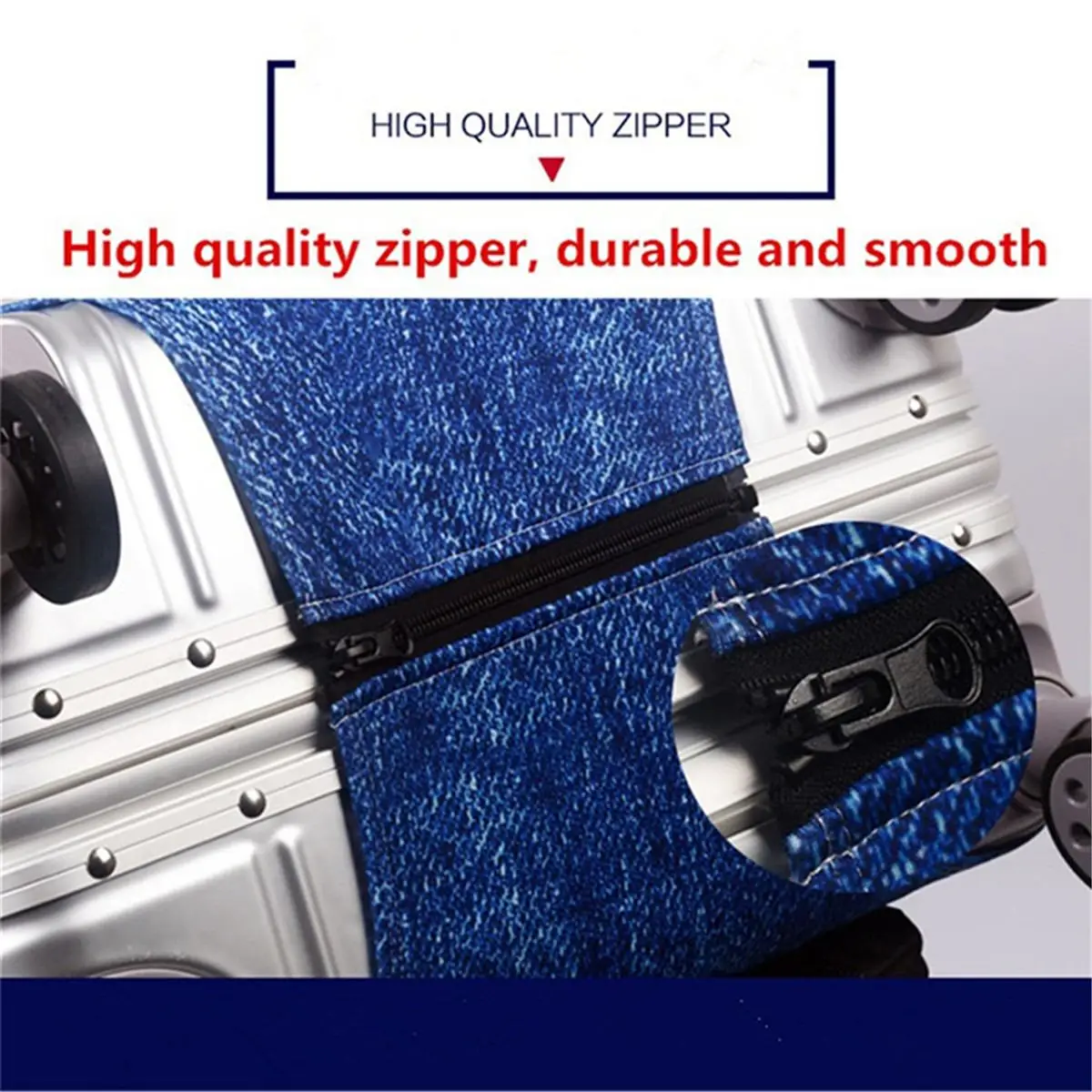 Travel Luggage Protective Cover Thicker Suitcase Case Travel Accessorie Baggag Elastic Luggage Cover Apply to 19-32inch Suitcase
