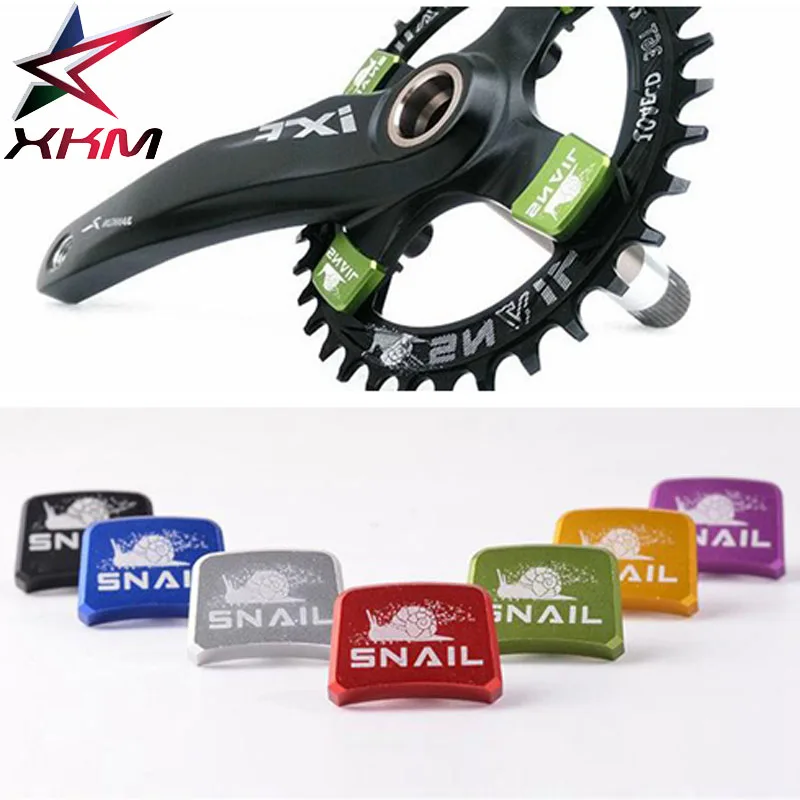 SNAIL Bicycle Crankset Nuts Aluminum 7075 CNC Mtb Bike Crank Chainring