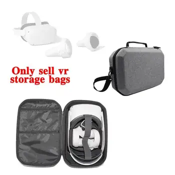 

New Protable VR Accessories For Oculus Quest 2 VR Headset Travel Carrying Case EVA Storage Box For Oculus Quest 2 Protective Bag