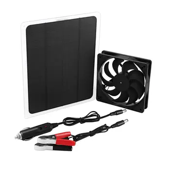 

Portable solar fan Clean energy Long lasting Energy saving Keeps air clean Eliminate the smell of pets