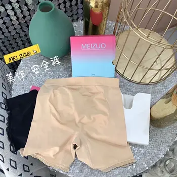 

New Products Beauty Safety Shorts Women's INS-Style Anti-Exposure Lace Ultra-stretch Buttock Lifting Ultra-Breathable Emollient