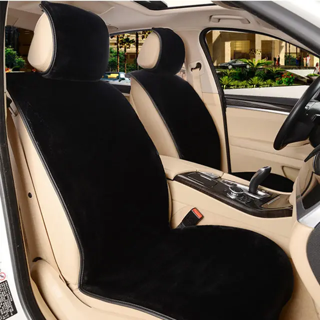 

Automobile Seat Cushion Autumn Winter Plush Cushion Short Plush Universal Cushion Single Piece Whole Car Seat Cover