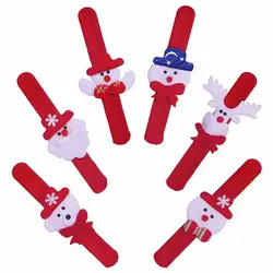 Рождественские игрушки клап круги пожилых снеговиков рога творческие детские игрушки браслеты с орнаментами головные уборы