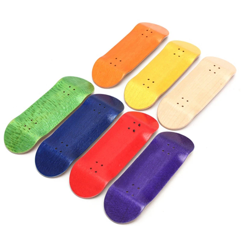 Finger-Skateboard Professional Wood with Foam-Tape-Set Multiple-Colours 100mmx32mm