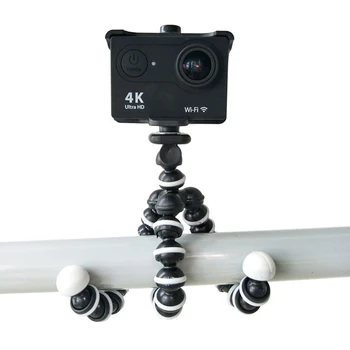 

1pcs Folding Mini Tripod Bracket Portable Flexible Smartphone Clip Holder Camera Stent Smartphone Tripods Foldable Desktop