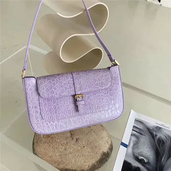 

Women's Bag 2020 New Temperament Goddess Bag Armpit Bag Female Leather Shoulder Retro Soft Leather Bag