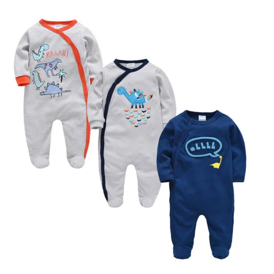 Baby Girl Romper New Born Onesies Cartoon Baby Rompers Infant Baby Clothes Long Sleeve Newborn Jumpsuits Baby Boy Pajamas - Color: 747576