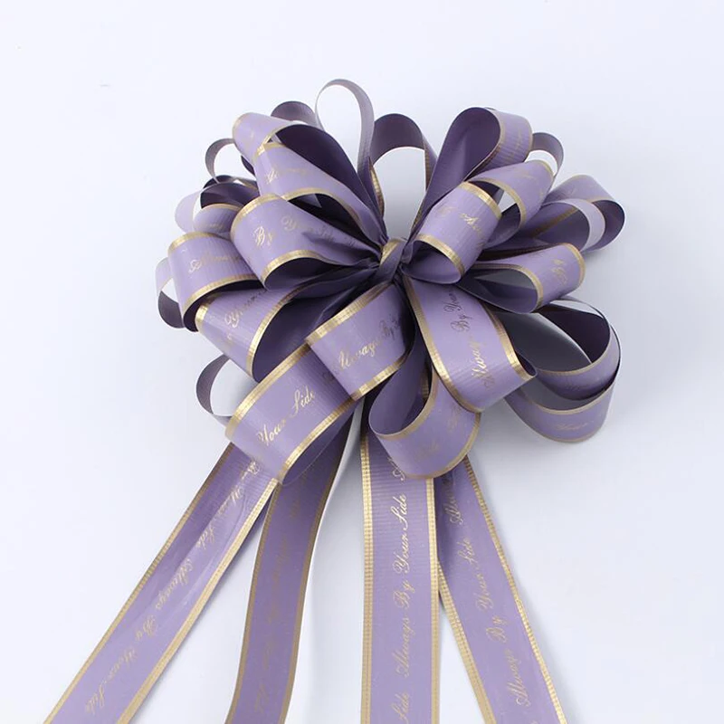 DIY английская лента букет бант подарок RibbonFflower упаковка Ремесло Декор Свадебный подарок бант Упаковка Материал Рождественская лента
