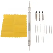 Ремешок для часов со звеньями для удаления весенней шуруповерт, запасная головка, Набор салфеток, инструмент для ремонта часов инструмент для часов, комплект для часового аппарата l