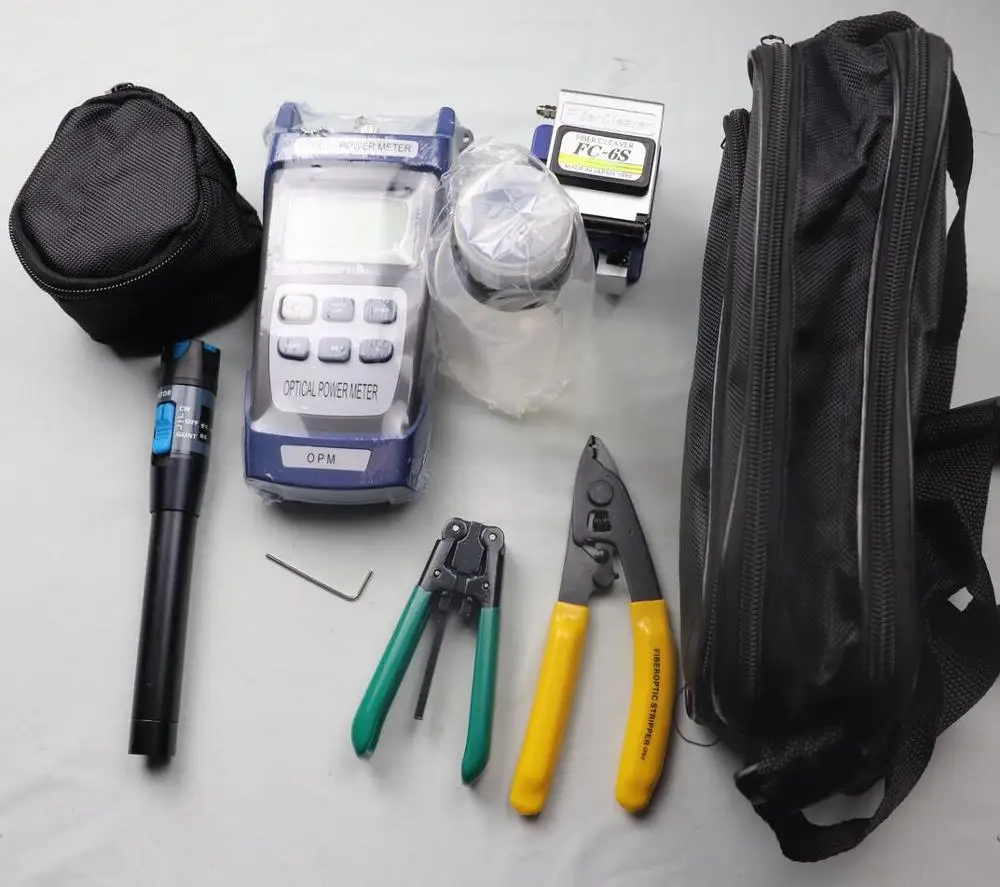 Fiber Optic cable tool kit with Optical Power Meter High quality fiber