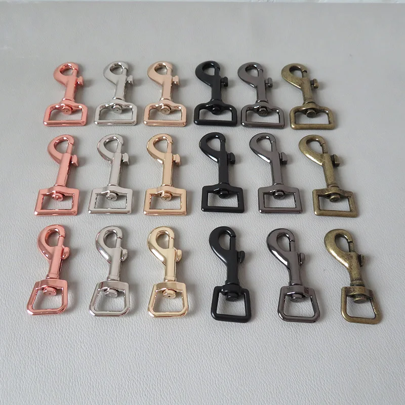 

1PCS 15mm 20mm 25mm Metal Swivel Lobster Clasp Trigger Clip Loop Snap Hook For Dog Pet Leads Leash Hardware Sewing DIY Accessory