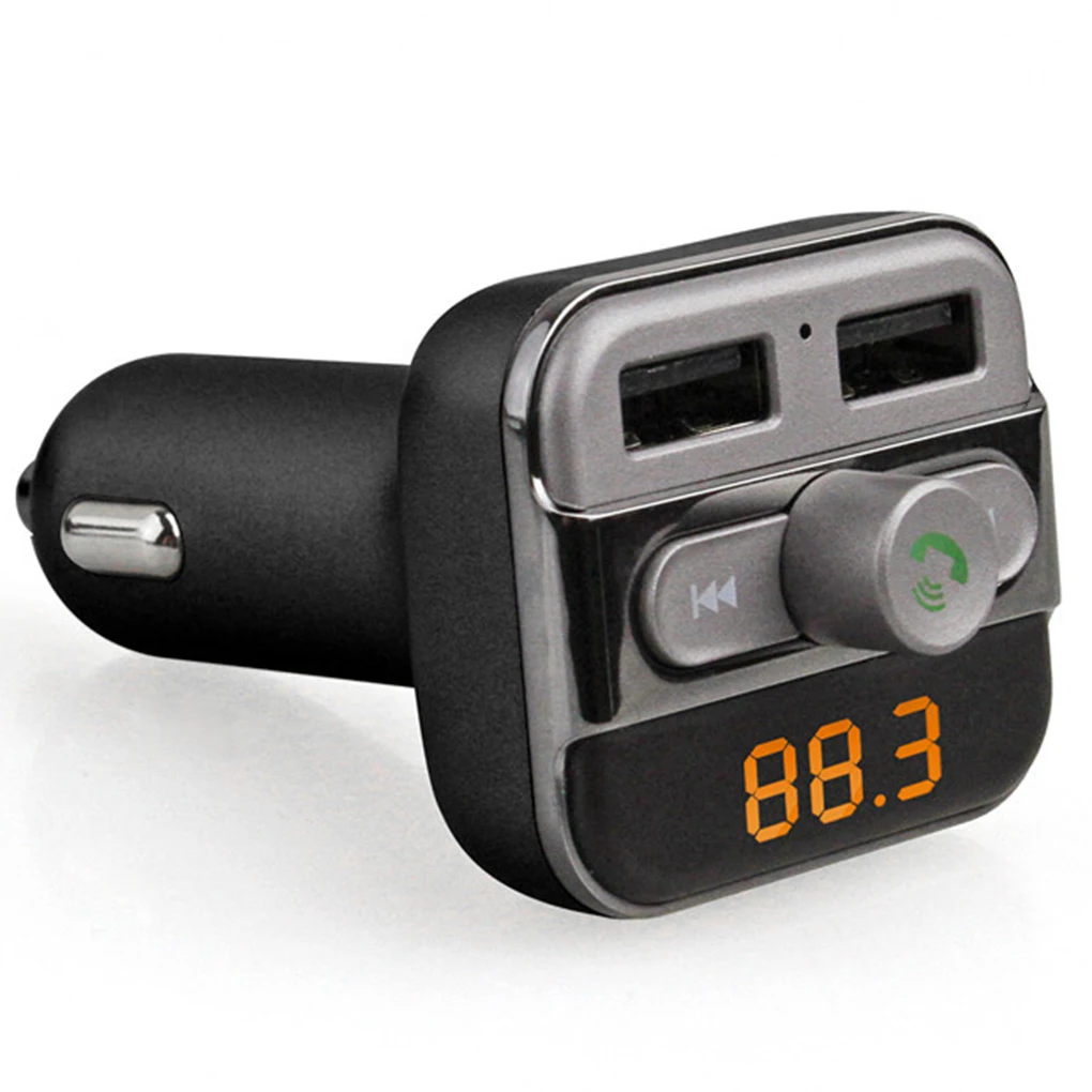 Bluetooth Handsfree BT20 автомобильный комплект передатчик двойной USB 2.1A автомобильное зарядное устройство Встроенный микрофон - Название цвета: 2