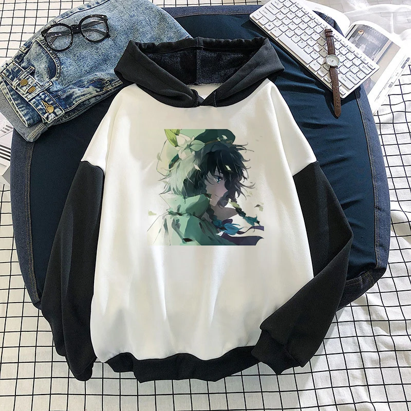 genshin elemento de impacto padrão anime kawaii pullovers jaqueta roupas