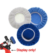 Ensemble de tampons de polissage de voiture, 5 et 6 pouces, laine + coton + microfibre + molleton de corail pour soins de peinture automobile