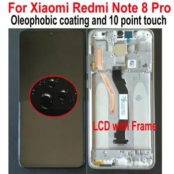 

100% Original LTPro Working Glass Sensor LCD Display Touch Screen Digitizer Assembly + Frame For Xiaomi Redmi Note 8 Pro Panel