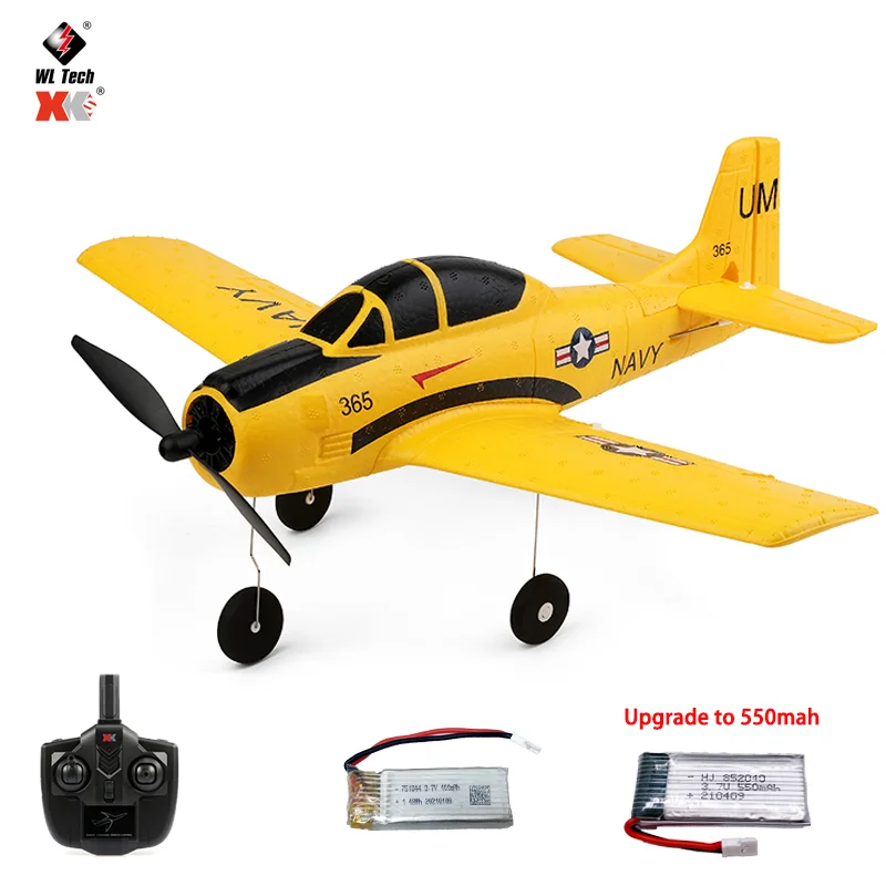 WLtoys A210 RC Plane Model 2.4G 4CH Remote Control Gliding Electric Airplane RTF Aircraft Airplane Model 6G/3D Outdoor Toy Gifts