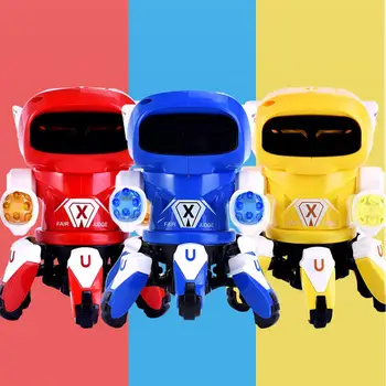 

Electric Octopus Dancing Robot Dance Robot With Light Music Projection Six-claw Small 6 Robot Light Music For Children Boy Girl