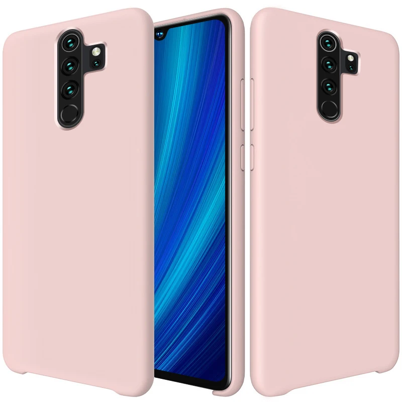 Чехол GKK для Xiaomi Redmi Note 8 Pro, жидкий силиконовый мягкий чехол для детской кожи, чехол для Redmi Note 8 Pro, чехол - Цвет: Youth Pink