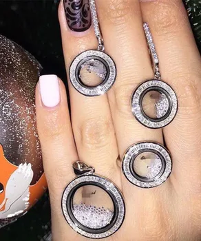 

cp22 Luxury Designer Fashion 925 Sterling Silver Jewelry zirconia shinning for lady women,cute&sweet paa