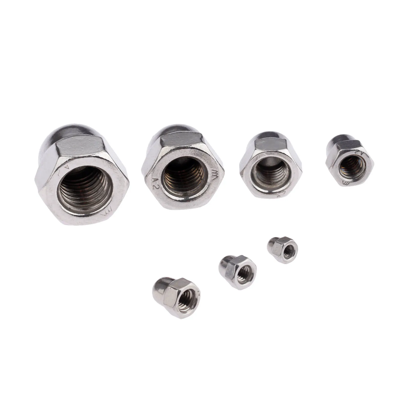 10 шт. M3/M4/M5/M6/M8/M10/M12 глухая гайка из нержавеющей стали с круглой головкой