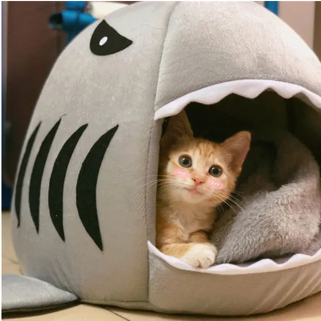 Shark Shaped Bed for Pets