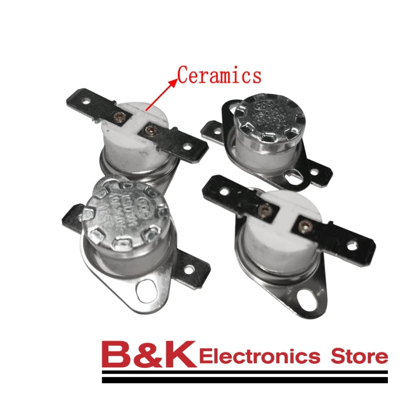 Bimetal thermostat KSD301 0C~350C Temperature Switch Thermal Control 75C 85C 95C 105C 125C 135C 145C 180C 250C 300C 350C Degree