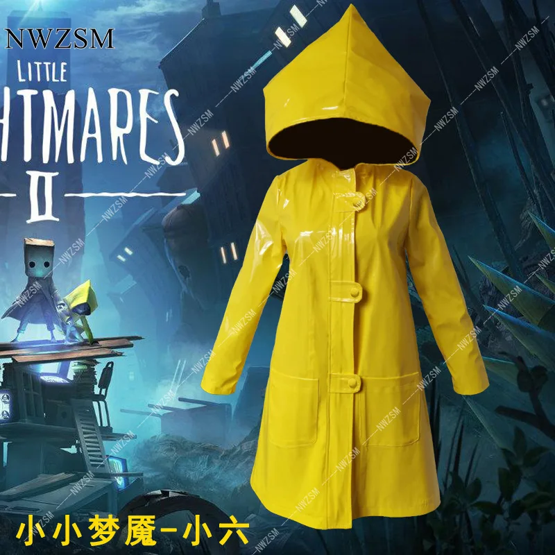Little Nightings Six Cosplay Little Nightmare Hungry Kids Little Six Cosplay Costume Party Halloween