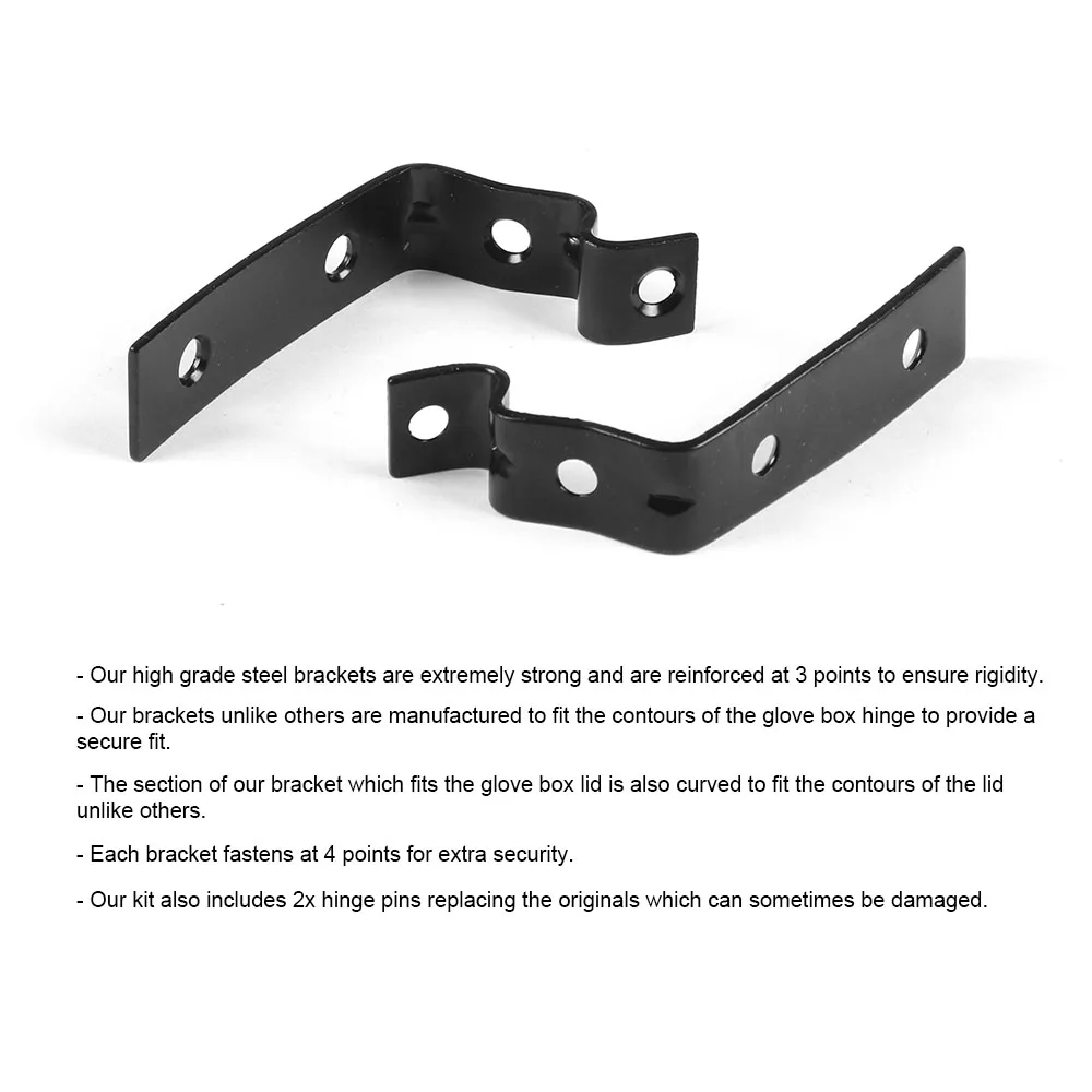 Glove Box Lid Hinge Snapped Repair Fix Kit Brackets For Audi A4 S4 RS4 B6 B7 8E For Seat Exeo/ST 3R5