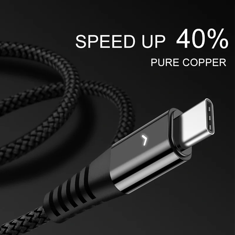 Кабель HANNORD USB Type C кабель для быстрой зарядки и синхронизации данных 1 2 А