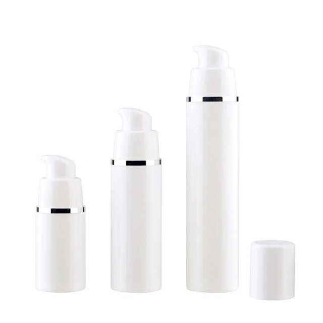 12 Bottiglie Airless Da 10ml - Dispenser Per Cosmetici, Senza BPA, Ideali Per Viaggio, Trasparenti - Foto 6