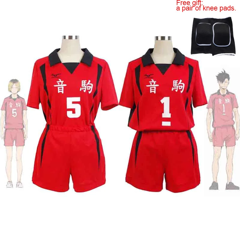 Костюм для косплея Kozume Kenma Haikyuu! Волейбольный костюм Kuroo Tetsurou #1 старшей школы