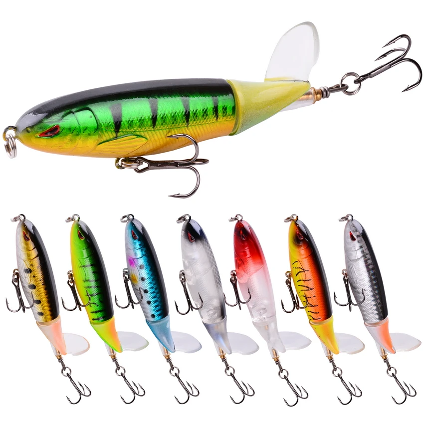 Набор рыболовных приманок Topwater Whopper Popper искусственная приманка жесткий Plopper