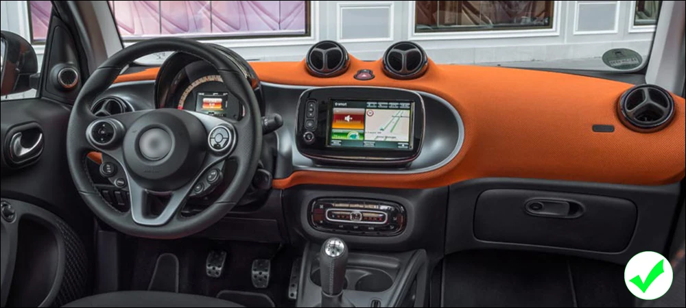 Android 7.0 up IPS car player for Benz Smart Fortwo A53 C453 2014~2019 original Style Autoradio gps navigation Bluetooth WiFi 8