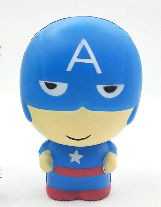 Cute Squishy Slow Rising Toys Marvel Figure Squishy Heroes Captain Hulk ant-man Iron man Squeeze Antistress Soft Kids Toys - Цвет: 11