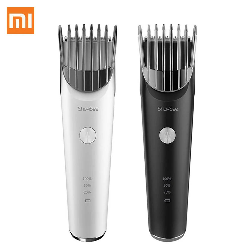 

Xiaomi ShowSee Electric Clipper Hair Cutting Trimmer Barber Fast Charge Professional Hairdresser IPX7 Waterproof Noise Reduction