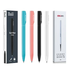 Caneta gel nusign 0.5mm recarga para xiaomi canetas sinal colorido canetas neutras interruptor rotativo caneta escrita suave para escritório escola em casa