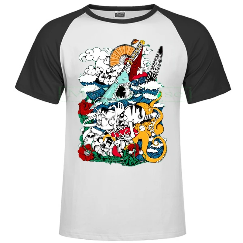 Masked 2019 New 3D t shirt man/Woman Men Skull tshirt Print Peking Opera Summer Tops Casual Tees Short Sleeve Streetwear Hallowe | Мужская