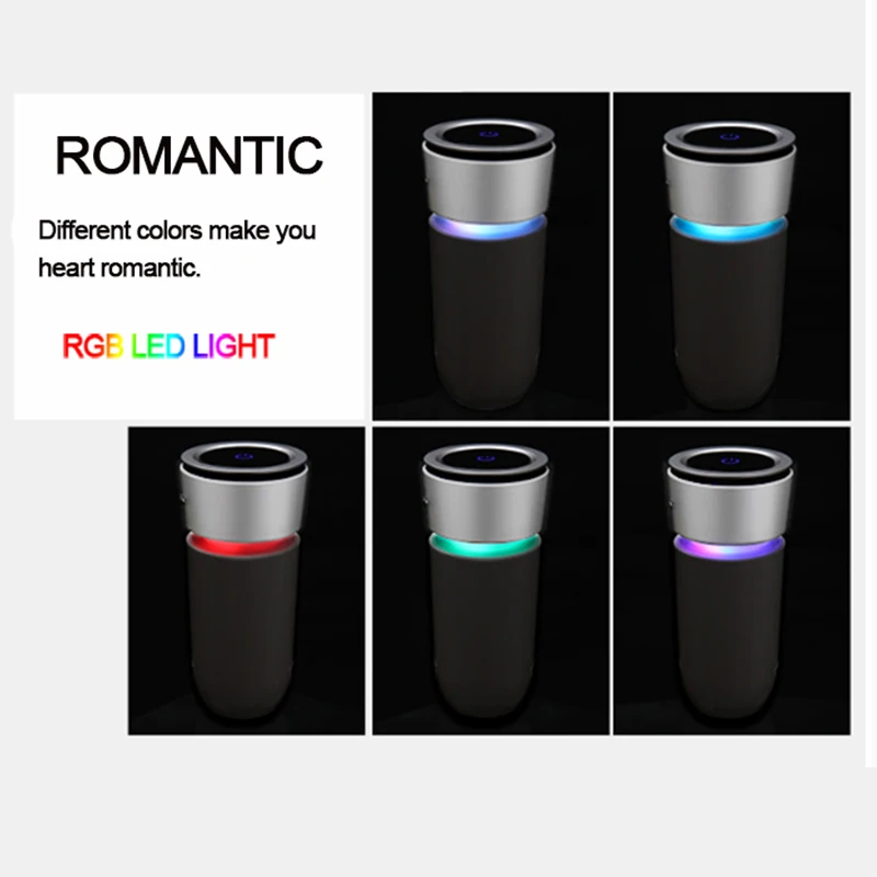 Автомобильный освежитель воздуха, очиститель USB RGB светодиодный светильник, ионизатор для дома, электрические освежители воздуха, автомобильный ароматизатор, автомобильные аксессуары